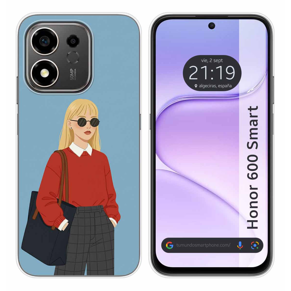 Funda Silicona para Huawei Honor 600 Smart 5G...