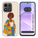 Funda Silicona para Huawei Honor 600 Smart 5G diseño Mujer 05 Dibujos