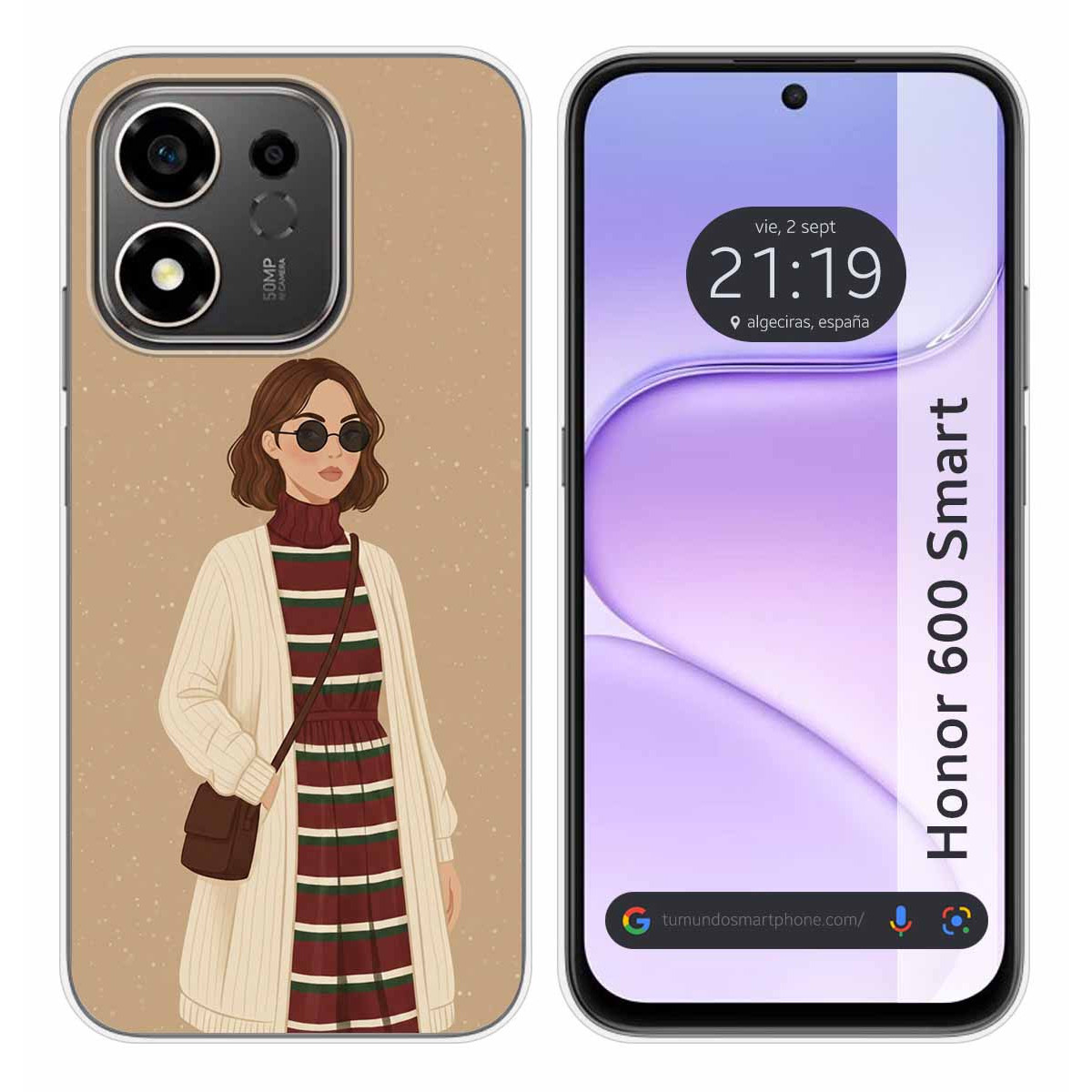 Funda Silicona para Huawei Honor 600 Smart 5G...