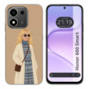 Funda Silicona para Huawei Honor 600 Smart 5G diseño Mujer 10 Dibujos