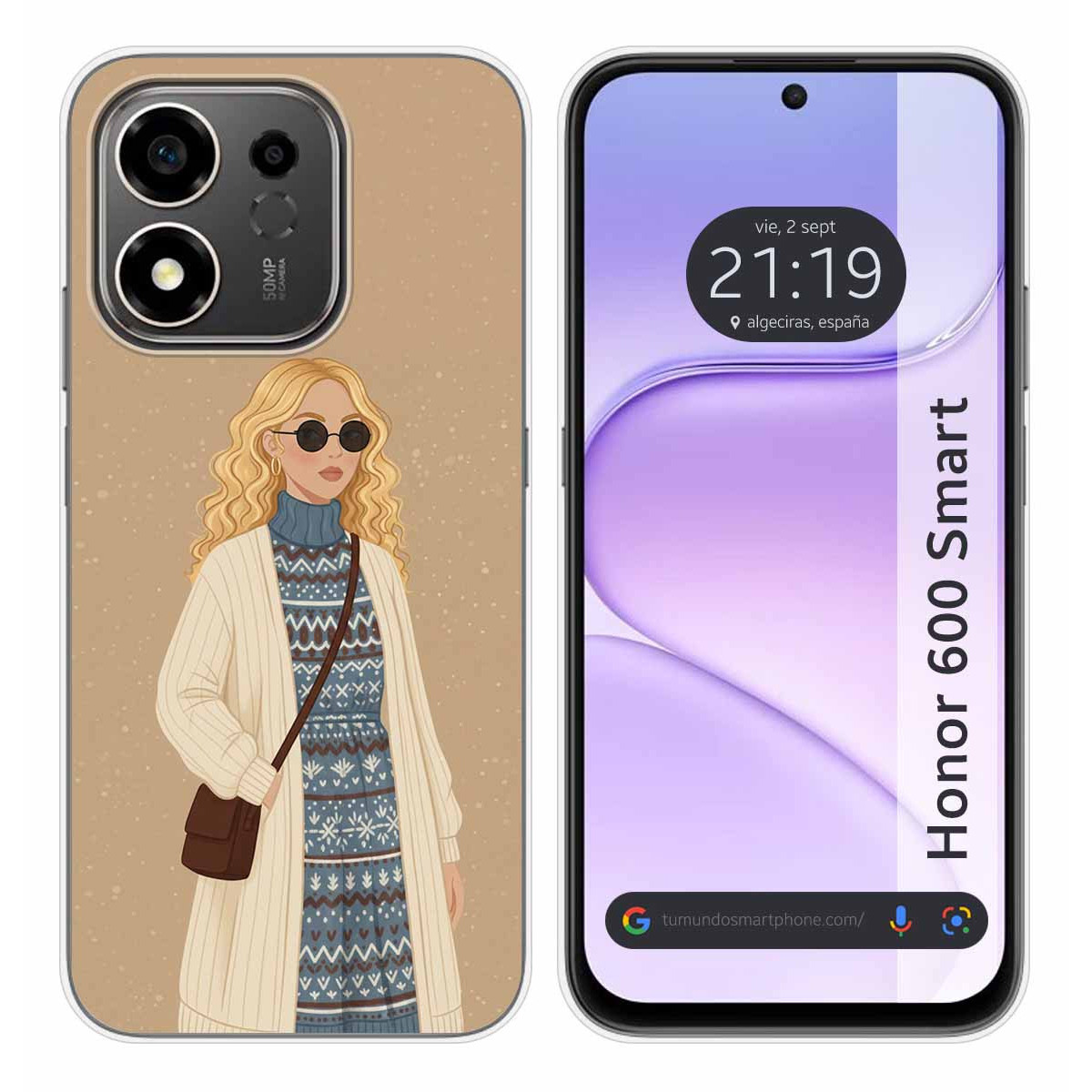 Funda Silicona para Huawei Honor 600 Smart 5G...