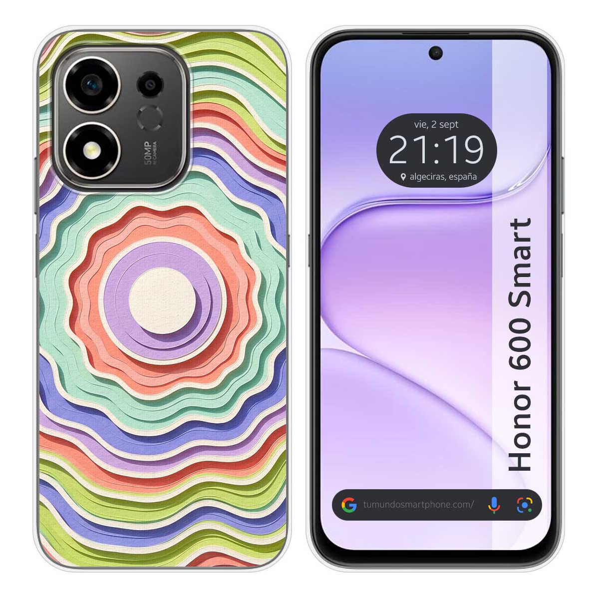Funda Silicona para Huawei Honor 600 Smart 5G...