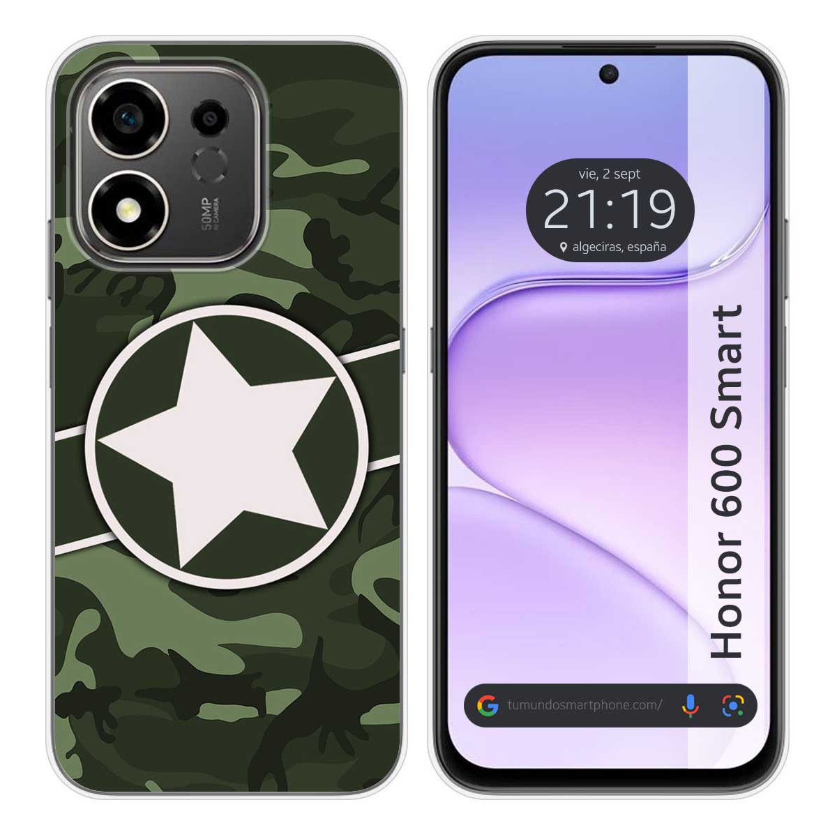 Funda Silicona para Huawei Honor 600 Smart 5G...