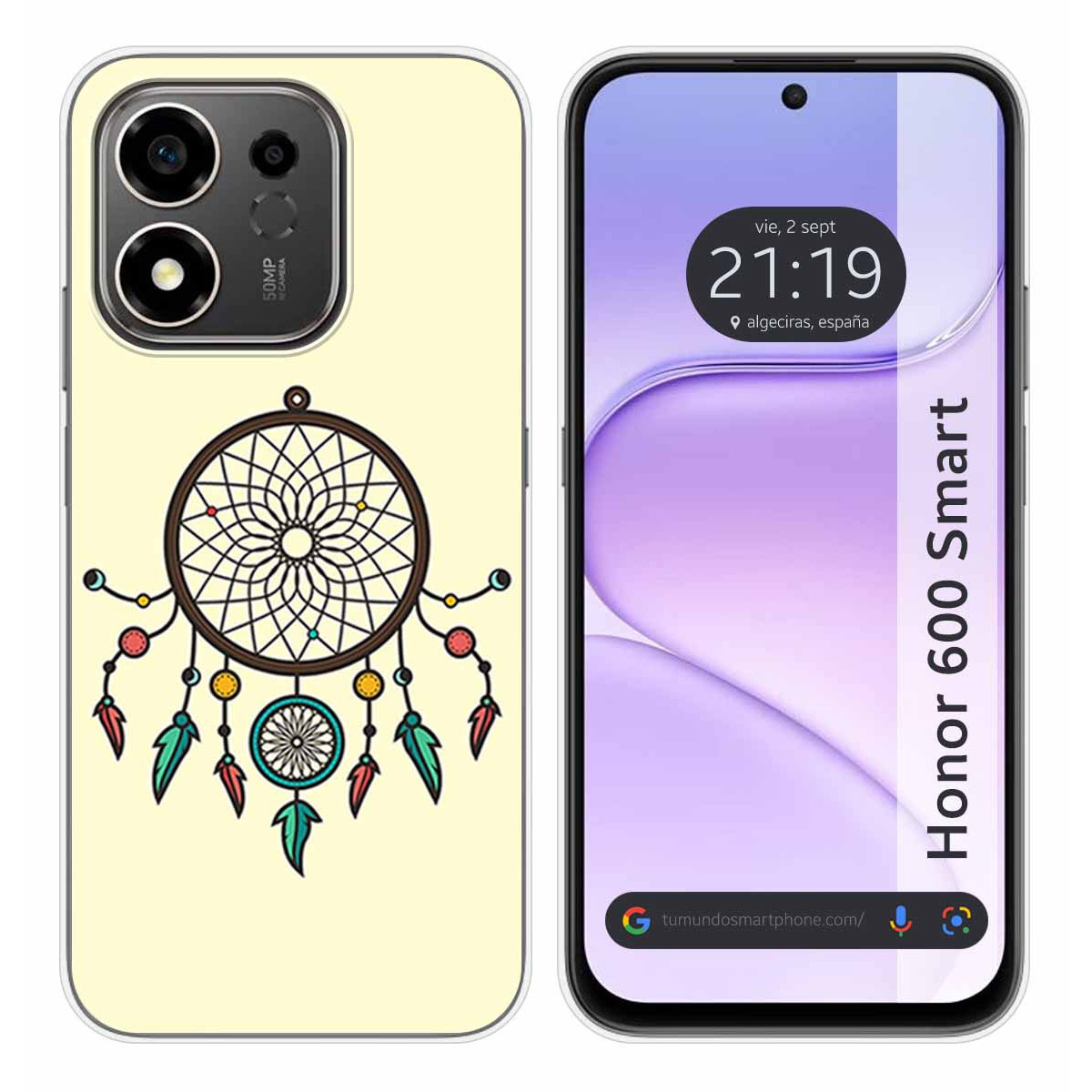 Funda Silicona para Huawei Honor 600 Smart 5G...