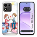 Funda Silicona para Huawei Honor 600 Smart 5G diseño Café Dibujos