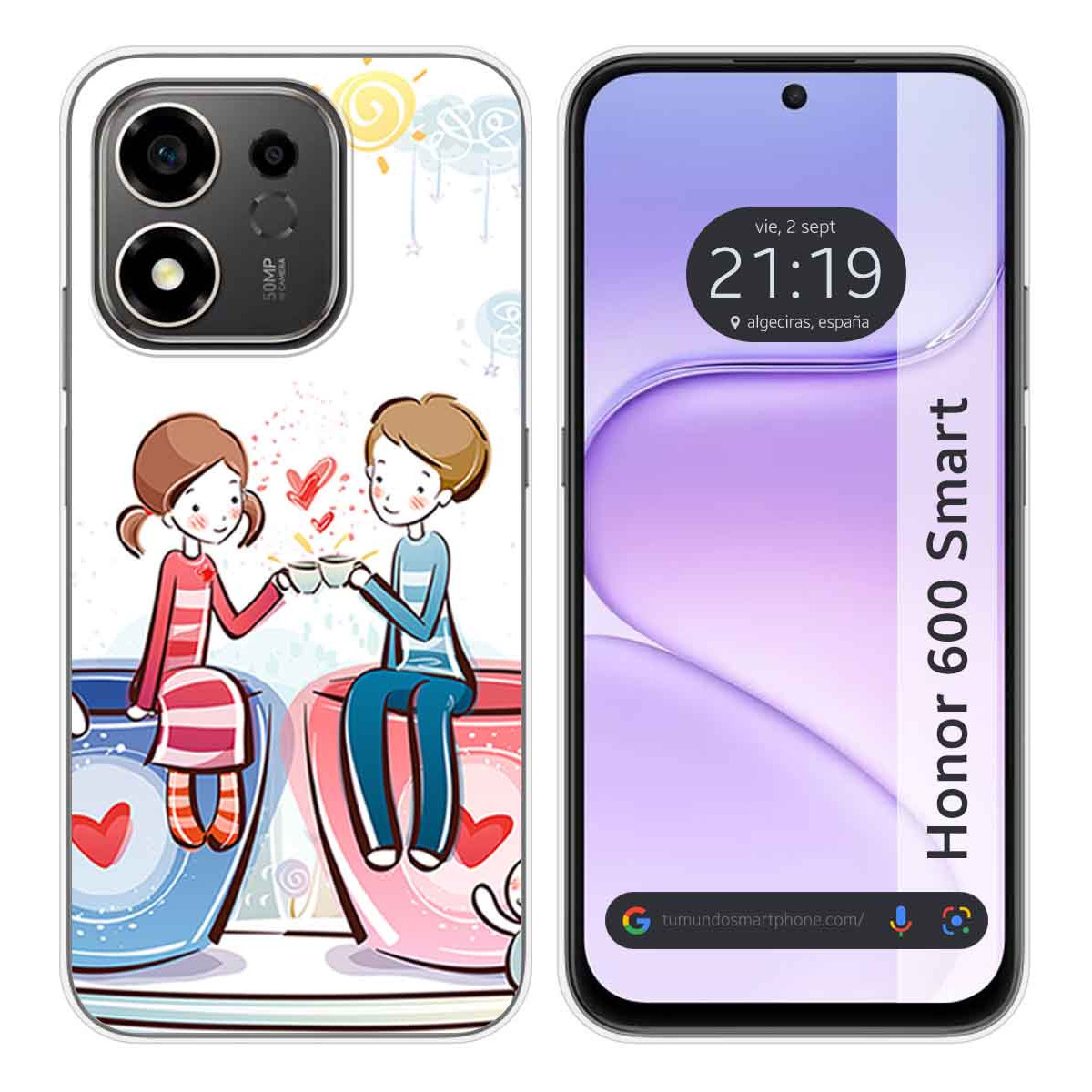 Funda Silicona para Huawei Honor 600 Smart 5G...