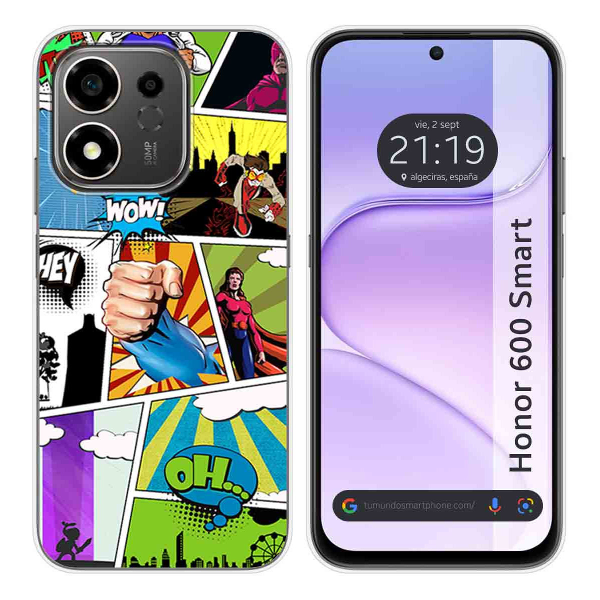 Funda Silicona para Huawei Honor 600 Smart 5G...