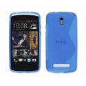 Funda Gel Tpu HTC Desire 500 S Line Color Azul
