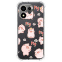 Funda Silicona Antigolpes para Huawei Honor 600 Smart 5G diseño Cerdos Dibujos