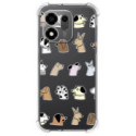 Funda Silicona Antigolpes para Huawei Honor 600 Smart 5G diseño Perros Dibujos