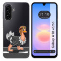 Funda Silicona Transparente para Samsung Galaxy A18 4G / 5G diseño Avestruz Dibujos