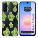 Funda Silicona Transparente para Samsung Galaxy A18 4G / 5G diseño Cactus Dibujos
