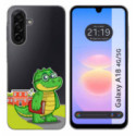 Funda Silicona Transparente para Samsung Galaxy A18 4G / 5G diseño Coco Dibujos