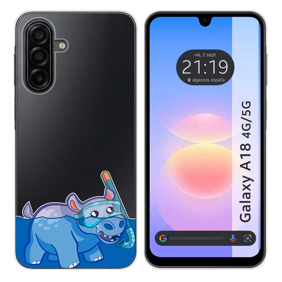 Funda Silicona Transparente para Samsung Galaxy...