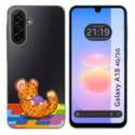 Funda Silicona Transparente para Samsung Galaxy A18 4G / 5G diseño Leopardo Dibujos