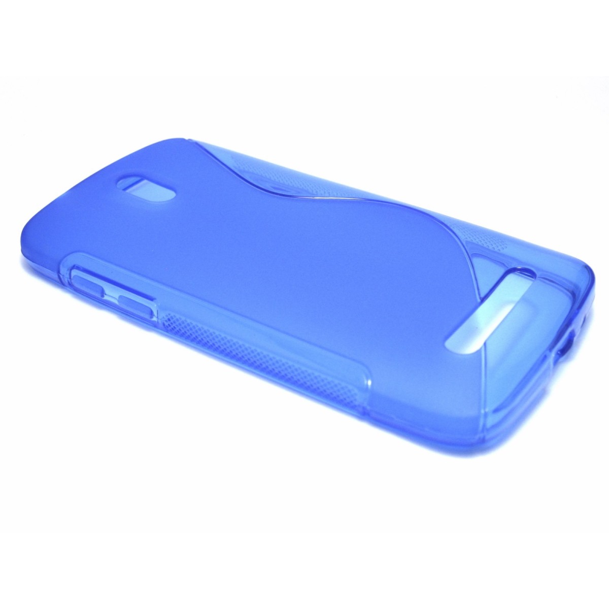 Funda Gel Tpu HTC Desire 500 S Line Color Azul