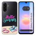 Funda Silicona Transparente para Samsung Galaxy A18 4G / 5G diseño Summer Dibujos
