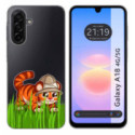 Funda Silicona Transparente para Samsung Galaxy A18 4G / 5G diseño Tigre Dibujos