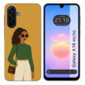 Funda Silicona para Samsung Galaxy A18 4G / 5G diseño Mujer 02 Dibujos