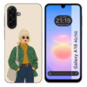 Funda Silicona para Samsung Galaxy A18 4G / 5G diseño Mujer 03 Dibujos