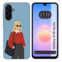 Funda Silicona para Samsung Galaxy A18 4G / 5G diseño Mujer 04 Dibujos