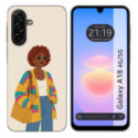 Funda Silicona para Samsung Galaxy A18 4G / 5G diseño Mujer 05 Dibujos