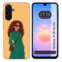 Funda Silicona para Samsung Galaxy A18 4G / 5G diseño Mujer 06 Dibujos