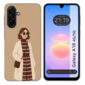 Funda Silicona para Samsung Galaxy A18 4G / 5G diseño Mujer 09 Dibujos