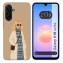 Funda Silicona para Samsung Galaxy A18 4G / 5G diseño Mujer 10 Dibujos