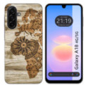 Funda Silicona para Samsung Galaxy A18 4G / 5G diseño Madera 07 Dibujos