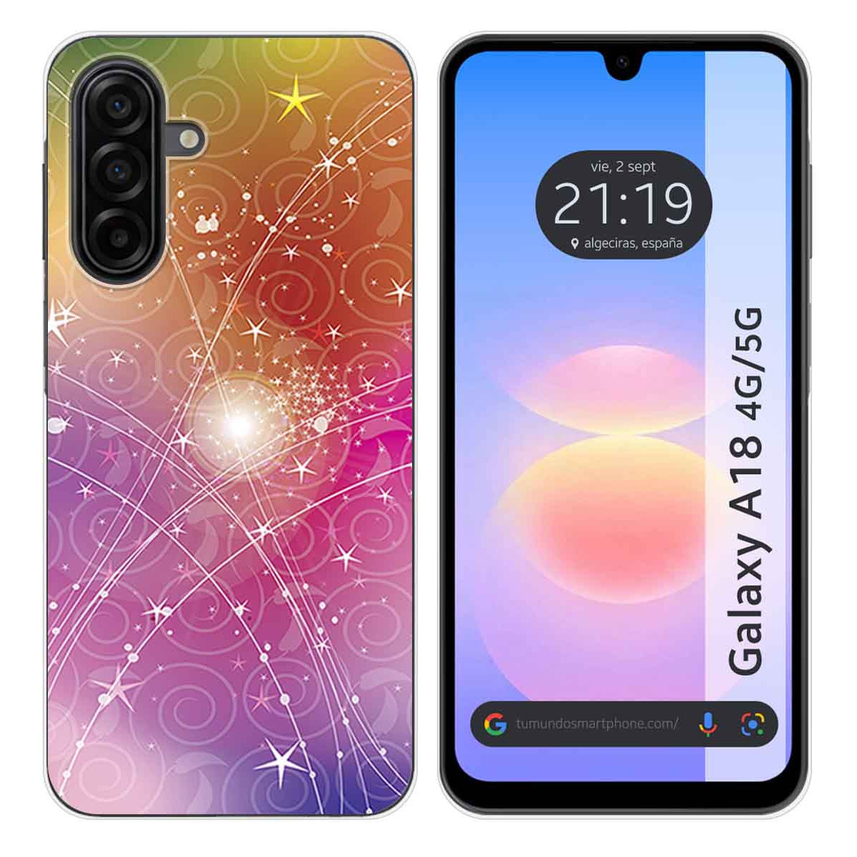 Funda Silicona para Samsung Galaxy A18 4G / 5G diseño Abstracto Dibujos