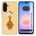 Funda Silicona para Samsung Galaxy A18 4G / 5G diseño Jirafa Dibujos