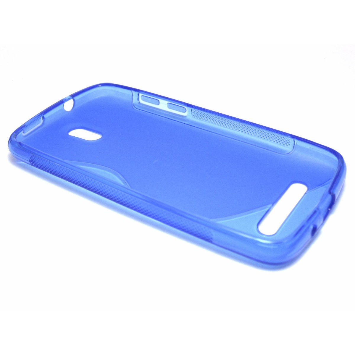 Funda Gel Tpu HTC Desire 500 S Line Color Azul