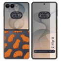 Funda Silicona Transparente para Samsung Galaxy Z Flip 8 5G diseño Capibara 02 Dibujos