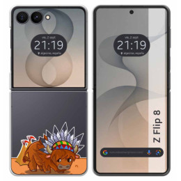 Funda Silicona Transparente para Samsung Galaxy Z Flip 8...