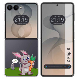 Funda Silicona Transparente para Samsung Galaxy Z Flip 8...