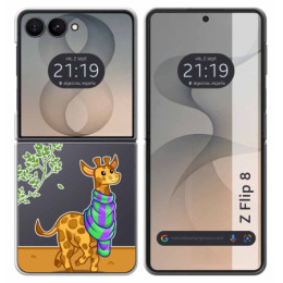 Funda Silicona Transparente para Samsung Galaxy Z Flip 8...