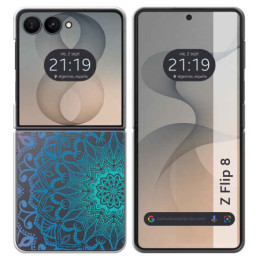 Funda Silicona Transparente para Samsung Galaxy Z Flip 8...