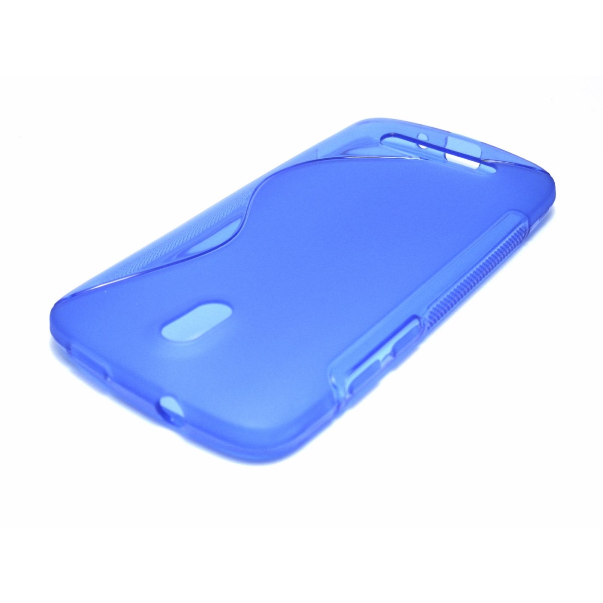 Funda Gel Tpu HTC Desire 500 S Line Color Azul