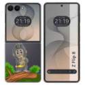 Funda Silicona Transparente para Samsung Galaxy Z Flip 8 5G diseño Mono Dibujos