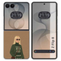 Funda Silicona para Samsung Galaxy Z Flip 8 5G diseño Mujer 08 Dibujos
