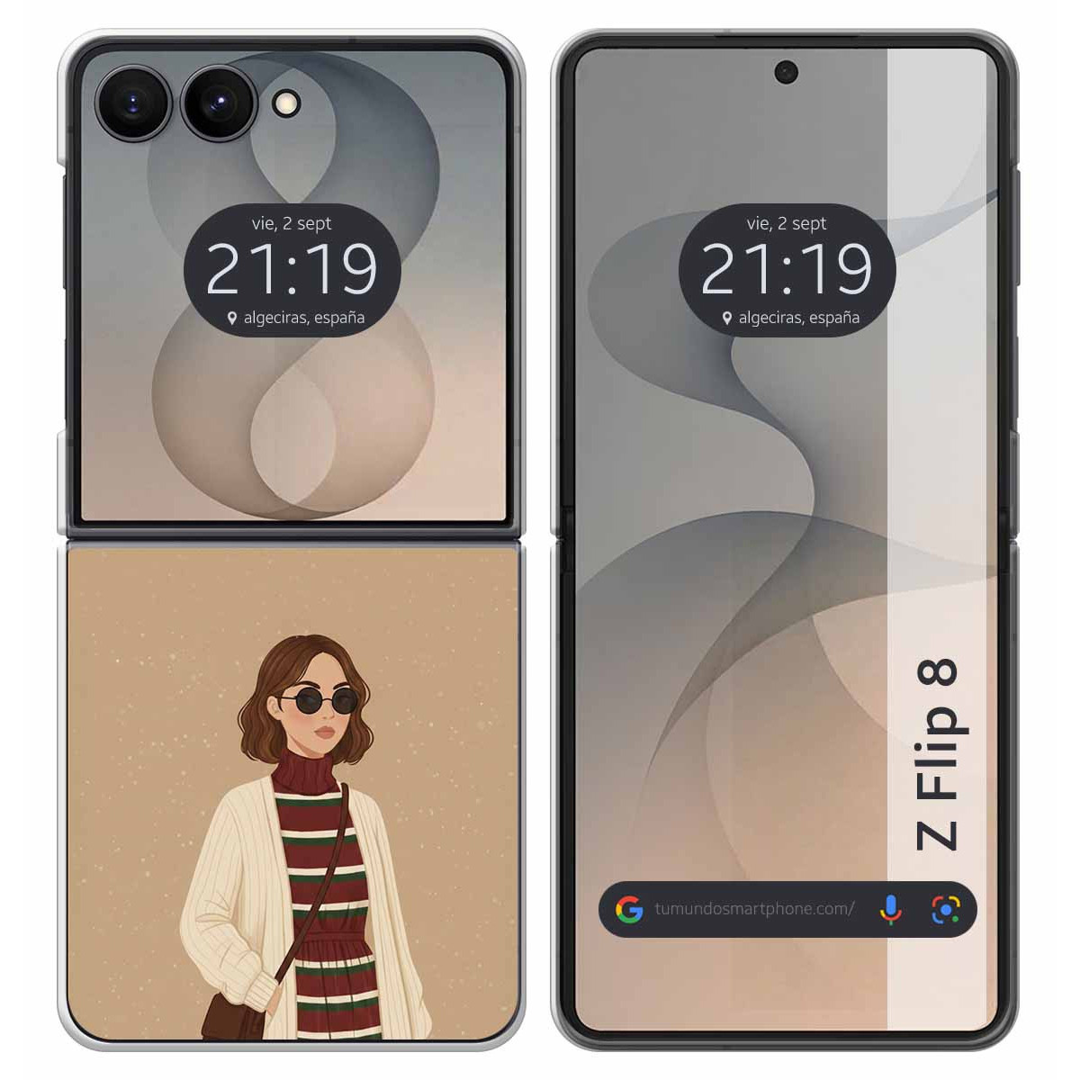 Funda Silicona para Samsung Galaxy Z Flip 8 5G...