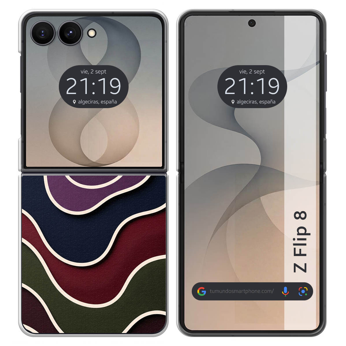 Funda Silicona para Samsung Galaxy Z Flip 8 5G...