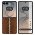 Funda Silicona para Samsung Galaxy Z Flip 8 5G diseño Cuero 01 Dibujos