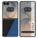 Funda Silicona para Samsung Galaxy Z Flip 8 5G diseño Cuero 02 Dibujos