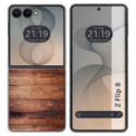 Funda Silicona para Samsung Galaxy Z Flip 8 5G diseño Madera 02 Dibujos