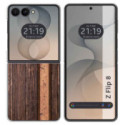 Funda Silicona para Samsung Galaxy Z Flip 8 5G diseño Madera 05 Dibujos