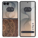 Funda Silicona para Samsung Galaxy Z Flip 8 5G diseño Madera 06 Dibujos
