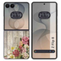 Funda Silicona para Samsung Galaxy Z Flip 8 5G diseño Madera 08 Dibujos