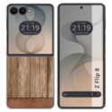 Funda Silicona para Samsung Galaxy Z Flip 8 5G diseño Madera 09 Dibujos
